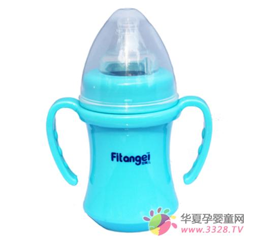 安箕儿不锈钢奶瓶蓝色塑胶盖 安箕儿不锈钢奶瓶蓝色塑胶盖