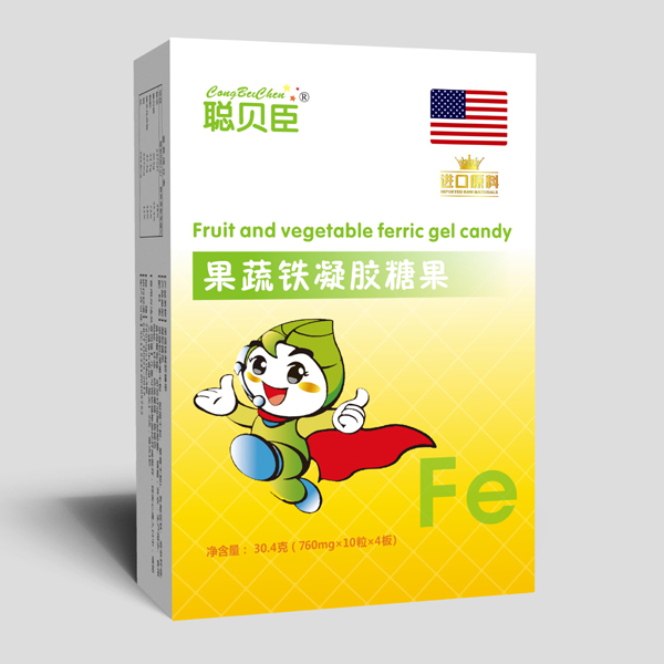 聪贝臣果蔬铁凝胶糖果