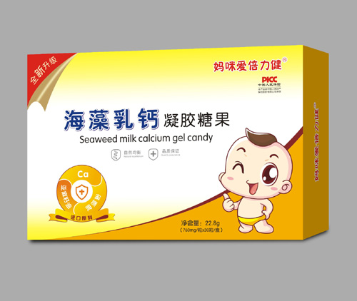 海藻乳钙凝胶糖果