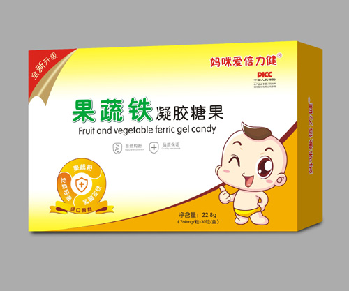 果蔬铁凝胶糖果