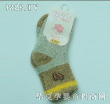 天使娃娃毛巾宝宝袜3050