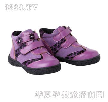 斯乃纳小童鞋紫色棉鞋