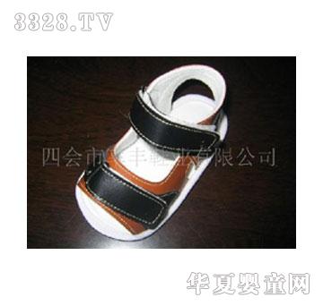 幸丰黑色凉鞋