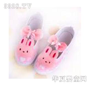 小兔女手工布鞋
