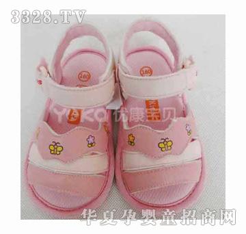 比士尼pollykids婴童鞋-透气PU-7139-粉红色