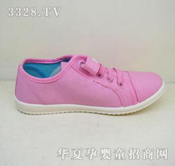 一休粉可爱女工鞋