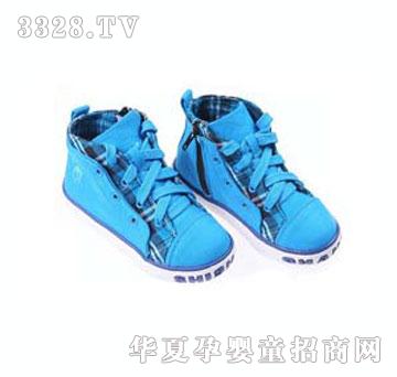 斯纳菲帆布鞋蓝色101220