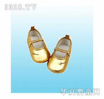秋秋金黄色小皮鞋