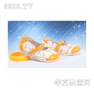 金豆豆小碎花浅口鞋