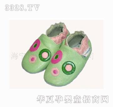 杨门浅绿色学步鞋