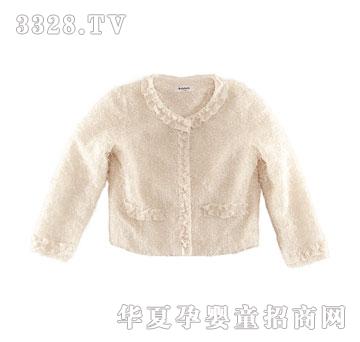 巴拉巴拉女小童梭织便服白色