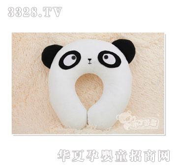 布丁多多熊猫U型枕