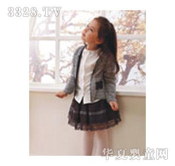 欣薇尔童装2013秋冬女童针织开衫