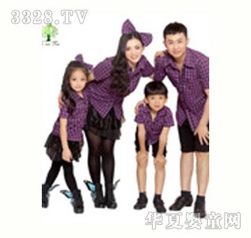 Thebesttree如意树2013春夏亲子装紫色