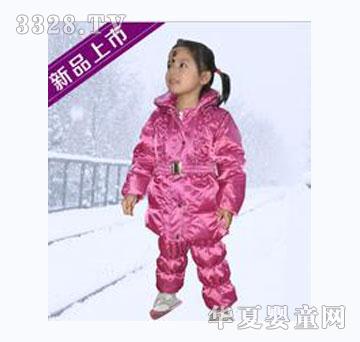 MIAMIO童装玫红色棉衣