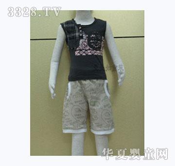 曼曼知儿童休闲套装