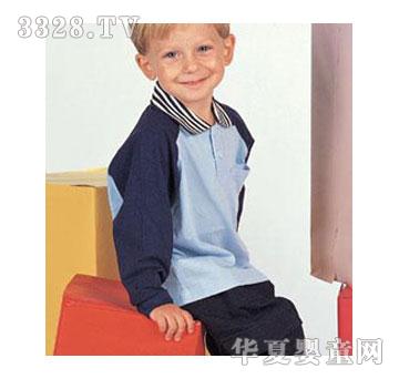 派派熊小男孩童装蓝色