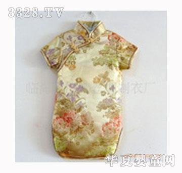 采福绫牡丹公主小旗袍宝宝周岁生日华服