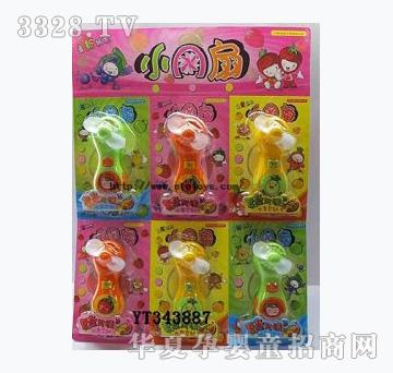 易腾水果迷尔小风扇三款三色混装