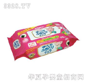 贝亲70片口手专用洁肤巾
