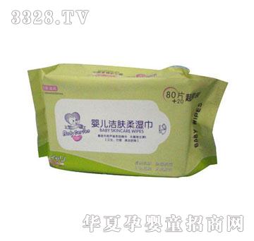 babybear抱抱熊洁肤柔湿巾80片送20