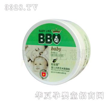 娃娃爱婴儿天然玉米爽身粉