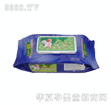 宝加天使80片带盖婴儿湿巾