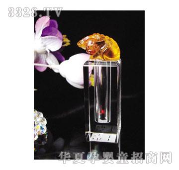 贝思亲琉璃富贵牛胎毛印章