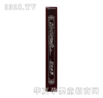 爱可红木线刻凤珍笔盒