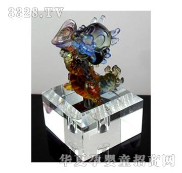 喜来临X7242招财进宝琉璃胎毛章