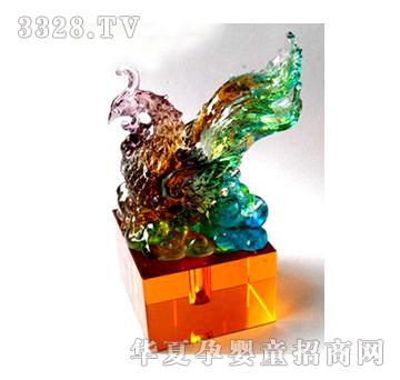喜来临X7246凤舞九天琉璃胎毛章