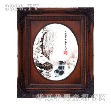天禧瑞雪丰年胎毛绣