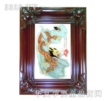 天禧云龙鸿志胎毛绣