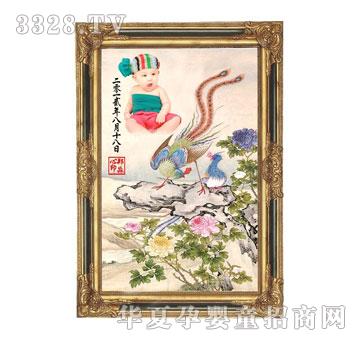 天禧凤舞高歌胎毛绣