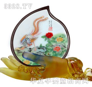 天禧爱不释手（凤）胎毛绣