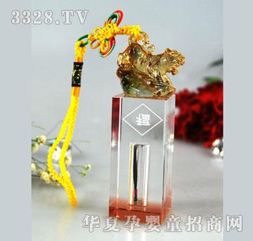 天禧胎毛章-琉璃+水晶