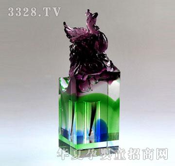 天禧古法全琉璃胎毛章