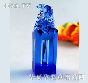 天禧蓝色琉璃胎毛章