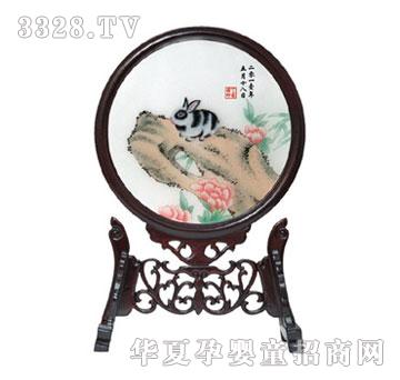 碧君宝兔吉鸿运胎毛秀（画）