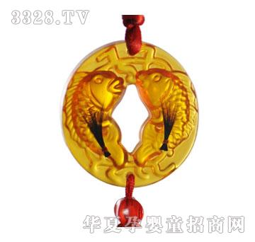 华瑞双鱼呈祥挂件