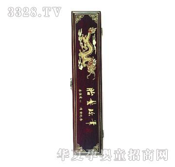 华瑞仿红木彩印龙盒