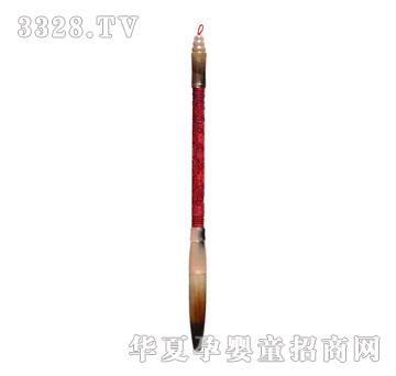 华瑞紫檀木祥云凤胎发笔