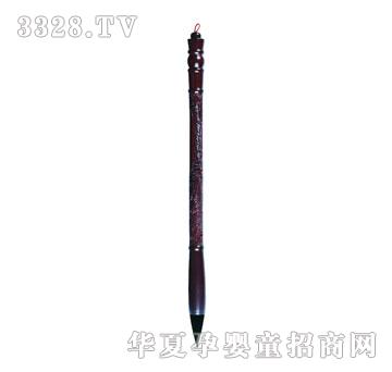 华瑞紫檀木雕凤状元杆胎毛笔