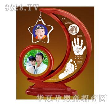冠雅富盛宏吉祥三宝（水晶版）手足印