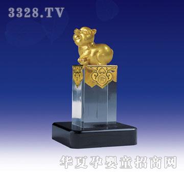 冠雅富盛宏乾坤御玺章（金猪）