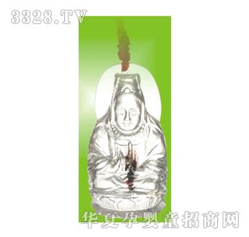 童心印象观音吊胎毛坠