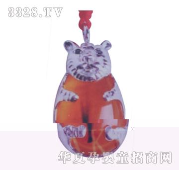 童心印象福虎坠（银）胎毛坠