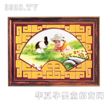 童心印象功成名就胎毛画