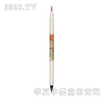 童心印象驼骨彩绘凤杆胎毛笔