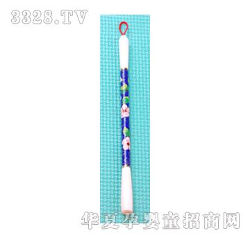 童心印象景泰蓝牛骨杆胎毛笔